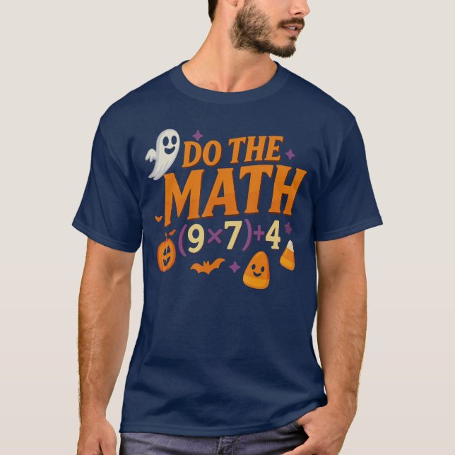 Six Seven 67 Meme Do The Math Halloween Alpha Gen  T-Shirt (Front)