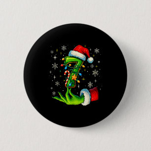 Six Seven 67 Meme Funny Christmas Couple Matching 2 Inch Round Button