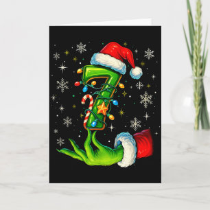 Six Seven 67 Meme Funny Christmas Couple Matching Card