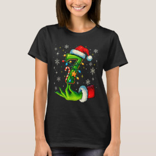 Six Seven 67 Meme Funny Christmas Couple Matching T-Shirt