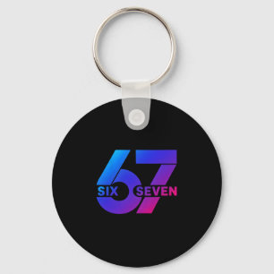 Six Seven 67 Meme Gen Alpha Slang Bysebyll Season Keychain