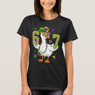 Six Seven 67 Meme Goose With Jester Hat & Bead T-Shirt
