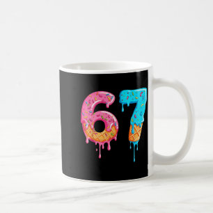 Six Seven 67 Meme Ice Cream Drip Funny Coffee Mug