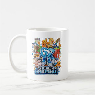 Six Seven 67 Steal a Brainrot Meme Funny Gifts for Coffee Mug