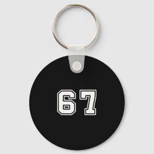 Six Seven 6 7 Meme 67  Keychain