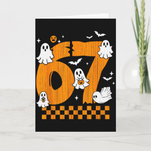 Six Seven 6 7 Meme 6 7 Halloween Costume Couple  Card
