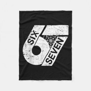 Six Seven 6 7 Meme 6 7 Halloween Costume Fleece Blanket
