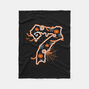 Six Seven 6 7 Meme Funny 67 Costume Design Couples Fleece Blanket