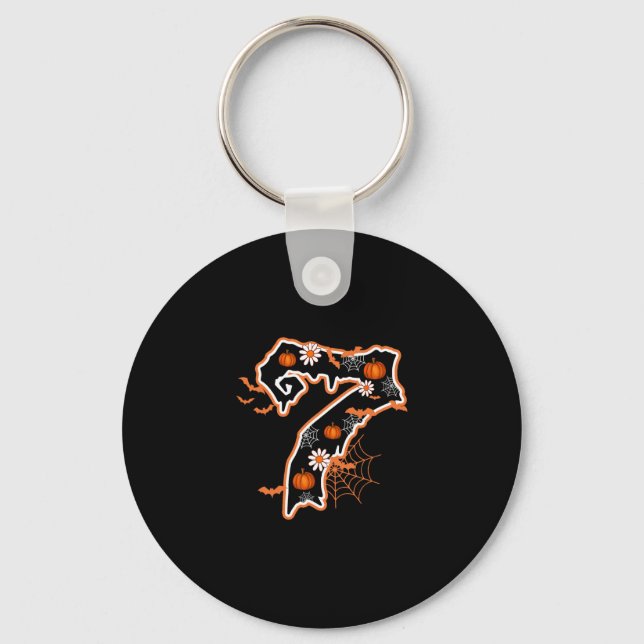 Six Seven 6 7 Meme Funny 67 Costume Design Couples Keychain (Front)