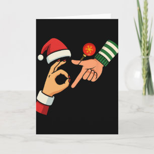 Six Seven 6 7 Meme Gen Alpha Slang 67 Christmas Me Card