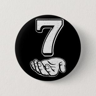 Six Seven 6 7 Meme Gen Alpha Slang 6 7 Hands Coupl 2 Inch Round Button