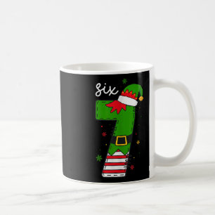 Six Seven 6 7 Meme Santa Christmas Xmas Number 67 Coffee Mug