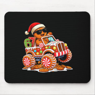 Six Seven 6 7 Monster Truck Gingerbread Man Christ Mouse Pad