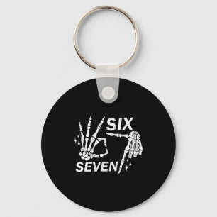 Six Seven 6 7, Skeleton Hands, Soky Skull Keychain