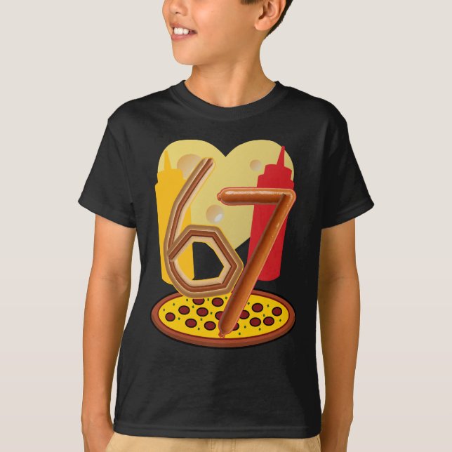 six seven 6 7 t-shirts (Front)