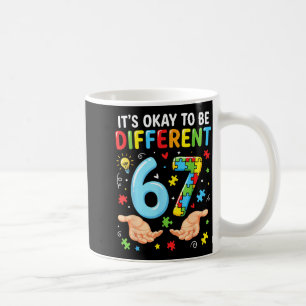 Six Seven Autism Awareness 67 Puzzle Men Women Coffee Mug