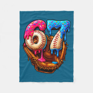 Six Seven Baseball Candy Drip 6-7 Meme  Fleece Blanket