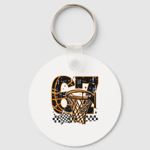 Six Seven Basketball, Funny 67 Basketball, Retro G Keychain