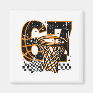 Six Seven Basketball, Funny 67 Basketball, Retro G Magnet