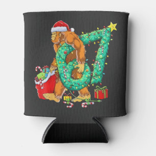 Six Seven Bigfoot 67 Sasquatch Meme Christmas Can Cooler