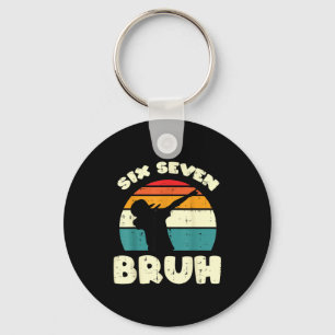 Six Seven Bruh Dab Funny 67 Costume 6 7 Meme Kids  Keychain
