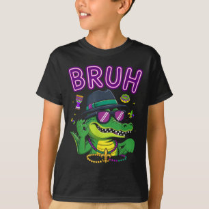 Six Seven Bruh Mardigator Alligator Illustration T-Shirt
