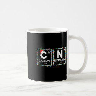 Six Seven Christmas Carbon Nitrogen 67 Funny Scien Coffee Mug
