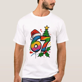 Six Seven Christmas Shirt, Viral 6 7 Meme Tee