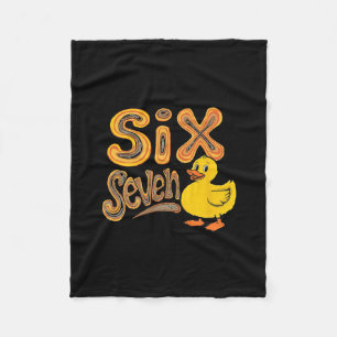 Six Seven Cruise Duck Meme Whatever Answer All Que Fleece Blanket
