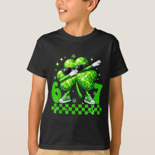 Six seven disco shamrock st patricks day 67 meme T-Shirt
