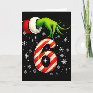 Six Seven Funny Christmas Couple Matching Meme  Card