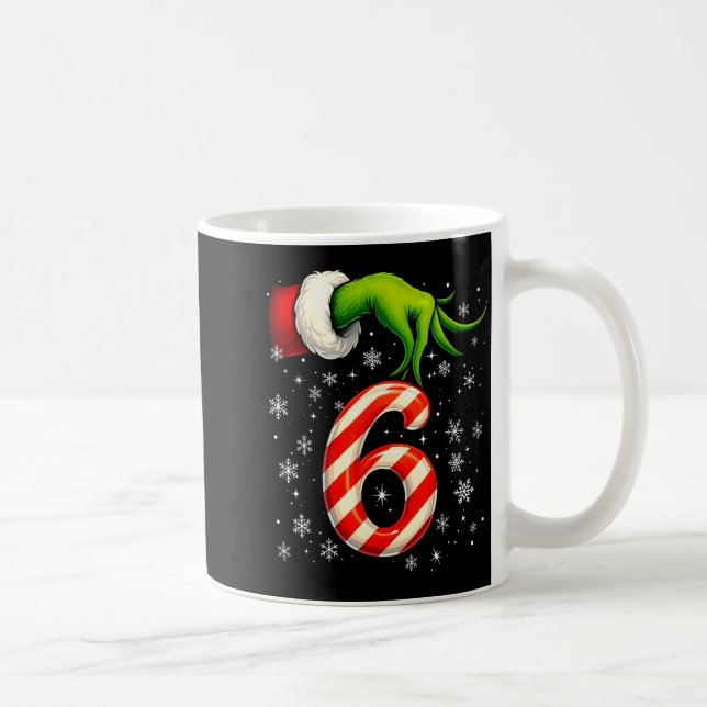 Six Seven Funny Christmas Couple Matching Meme  Coffee Mug (Right)