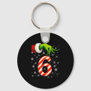 Six Seven Funny Christmas Couple Matching Meme  Keychain