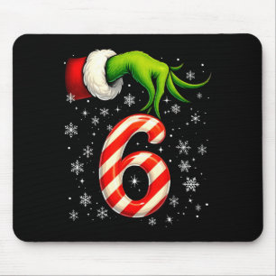Six Seven Funny Christmas Couple Matching Meme Mouse Pad