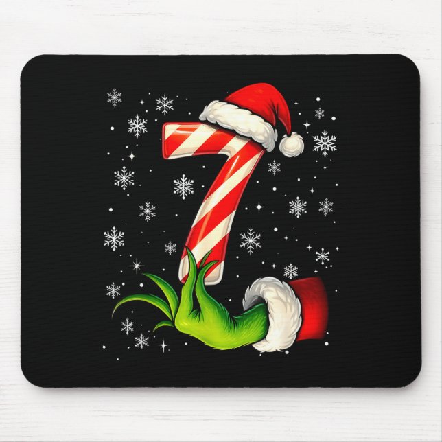 Six Seven Funny Christmas Couple Matching Meme  Mouse Pad (Front)
