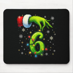 Six Seven Funny Christmas Meme Couple Matching Mouse Pad