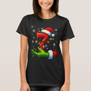 Six Seven Funny Christmas Meme Couple Matching T-Shirt