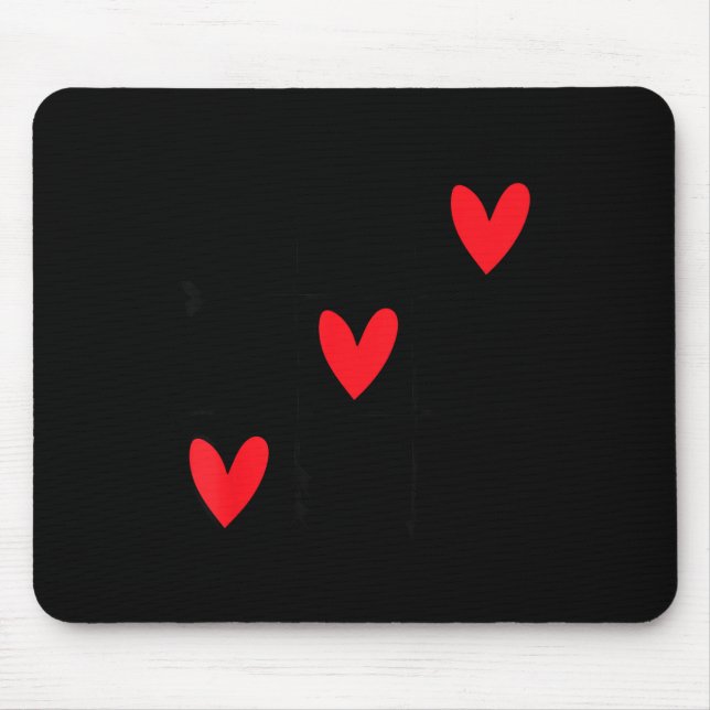 Six Seven Gamer 67 Valentines Day 6 7 Funny  Mouse Pad (Front)