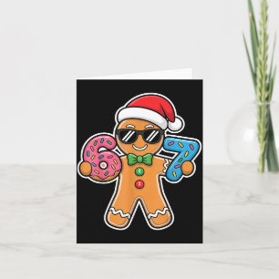 Six Seven Gingerbread 67 Funny Christmas Boys Kids Card
