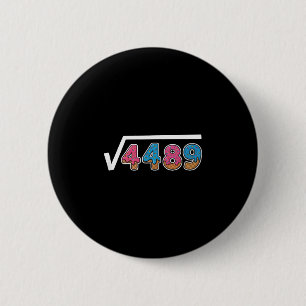 Six Seven Ice Cream Drip Cool Meme 67 Funny Square 2 Inch Round Button