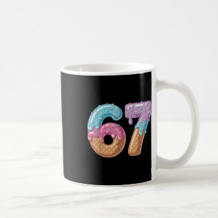 Six Seven Ice Cream Drip Funny 67 Meme Number 6 An Coffee Mug