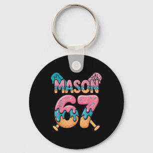 Six Seven Ice Cream Drip Sport 67 Fun Mason Meme _ Keychain