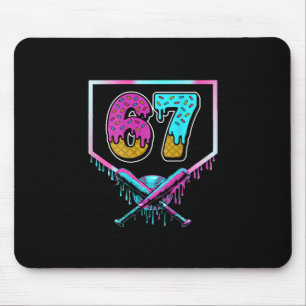 Six Seven Ice Cream Drip Sport 67 Fun Mason Meme ( Mouse Pad