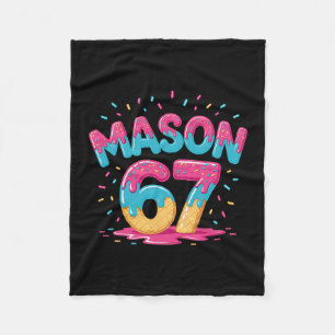 Six Seven Ice Cream Drip Sport 67 Fun Mason Meme S Fleece Blanket