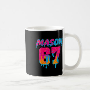 Six Seven Ice Cream Drip Sport 67 Mason Meme  Coffee Mug
