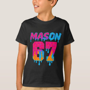 Six Seven Ice Cream Drip Srt 67 Mason Meme  T-Shirt