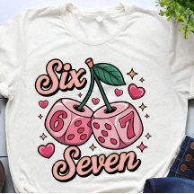 Six Seven Love Dice Valentines Day Women's T-shirt
