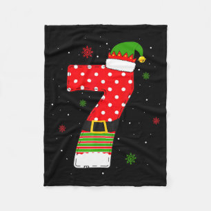 Six Seven Matching 67 Christmas Elf Hat Meme Gen A Fleece Blanket
