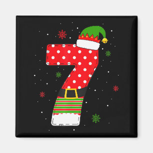 Six Seven Matching 67 Christmas Elf Hat Meme Gen A Magnet