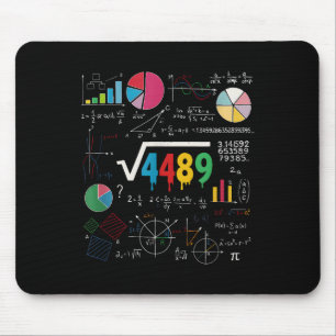 Six Seven Math Teacher 67 Meme Square Root 4489 Sl Mouse Pad
